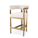 Modern Curved Counter Stool Clubhouse