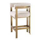 Modern Curved Counter Stool Clubhouse