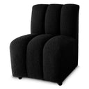 Bouclé Channeled Dining Chair Kelly