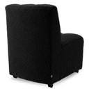 Bouclé Channeled Dining Chair Kelly