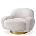 Curved Swivel Armchair Udine