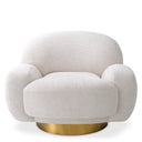 Curved Swivel Armchair Udine