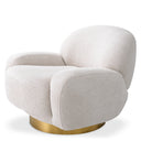 Curved Swivel Armchair Udine