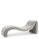 Gray Bouclé Chaise Longue Pioneer