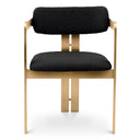 Boucle Upholstered Dining Chair Donato