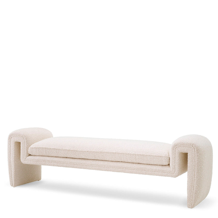 Luxurious Bouclé Bench L Tondo