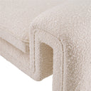 Luxurious Bouclé Bench L Tondo