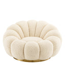 Flower Design Swivel Chair Mello