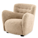 Button Back Accent Chair Bixby