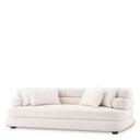 White Fabric Sofa S Malaga