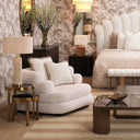Off White Lounge Chair Malaga