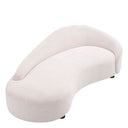 White Curved Sofa Rivolo