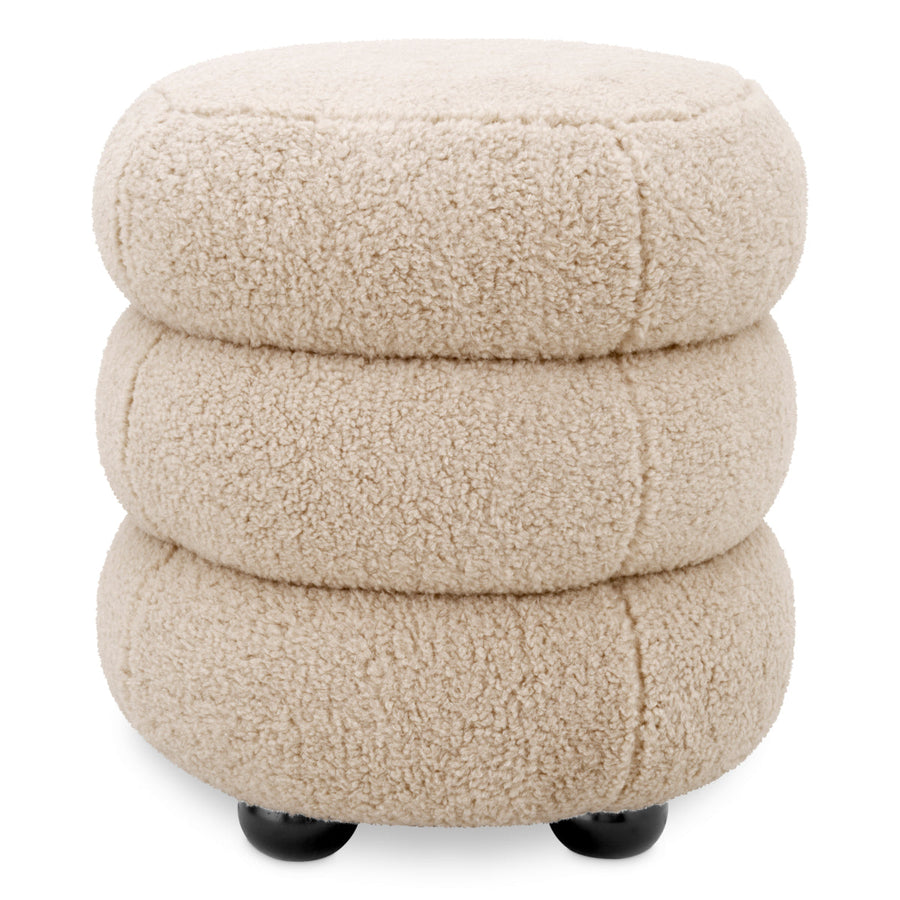 Upholstered Accent Stool Tulum