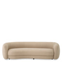 Boucle Curved Sofa Blaine