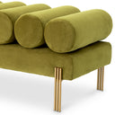 Velvet Art Deco Bench Oxley