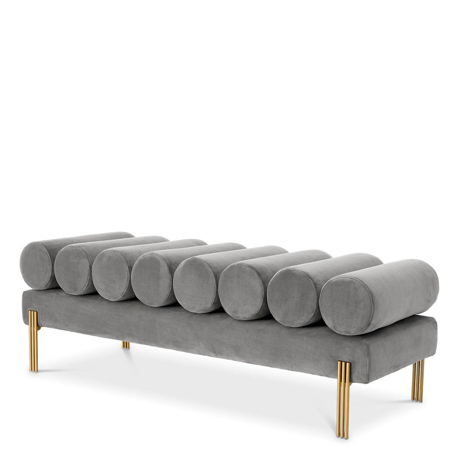 Velvet Art Deco Bench Oxley