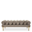 Velvet Art Deco Bench Oxley