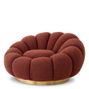 Flower Design Swivel Chair Mello