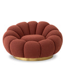 Flower Design Swivel Chair Mello