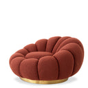 Flower Design Swivel Chair Mello