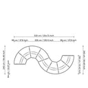 Inside Corner Modular Sofa Lindau