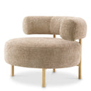 Curved Modern Lounge Chair Thompson