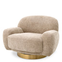 Curved Swivel Armchair Udine