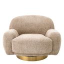 Curved Swivel Armchair Udine