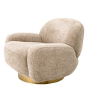 Curved Swivel Armchair Udine