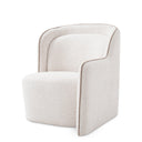 Off White Accent Chair Barrier