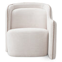 Off White Accent Chair Barrier