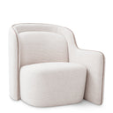 Off White Accent Chair Barrier