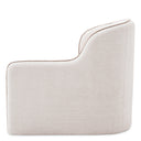 Off White Accent Chair Barrier