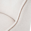 Off White Accent Chair Barrier
