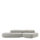 Irregular-Shaped Gray Sofa Taraval