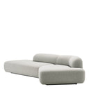Irregular-Shaped Gray Sofa Taraval