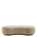 Curved Upholstered Bench Bjorn