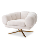 Off-White Swivel Chair Sunset