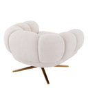 Off-White Swivel Chair Sunset