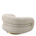 Light Gray Swivel Chair Cosenza
