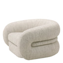 Light Gray Swivel Chair Cosenza