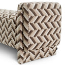 Chevron Brown Bench Del Vale