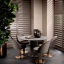 Gray Velvet Dining Chair Dorland