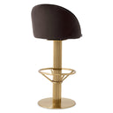 Gray Velvet Bar Stool Dorland