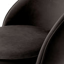 Gray Velvet Bar Stool Dorland