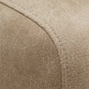 Beige Faux Leather Sofa Marvella