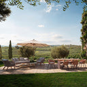 Rattan Look Outdoor Dining Chair Nolan