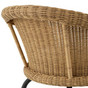 Rattan Look Outdoor Dining Chair Nolan