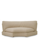 Beige Upholstered Modular Sofa Cresson