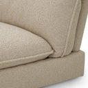 Beige Upholstered Modular Sofa Cresson